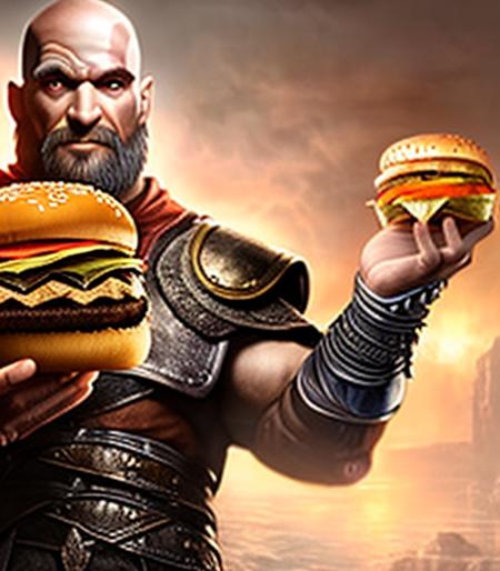 04608-3252533049-keyframe concept art, masterpiece, nwpnn, portrait, kratos with a (((burger))), photorealistic lighting, by feng zhu, noah bradl.png